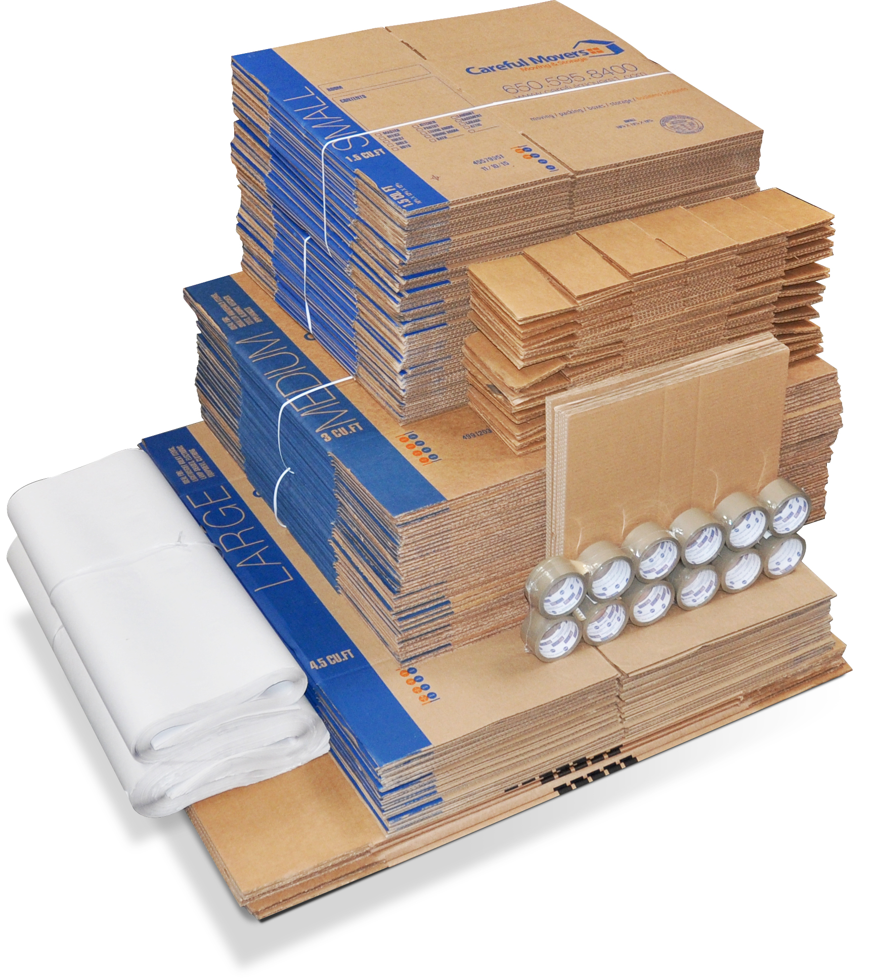 American Moving Supplies ProSeries Medium Moving Boxes — 4-Pk